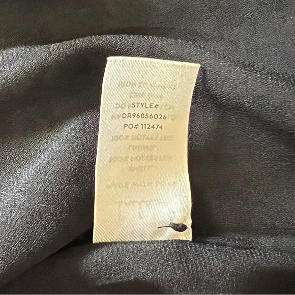 Lulus Autumn Bliss Mini Dress Size S Womens Black Floral Cut Out Sides High Neck - Picture 10 of 10